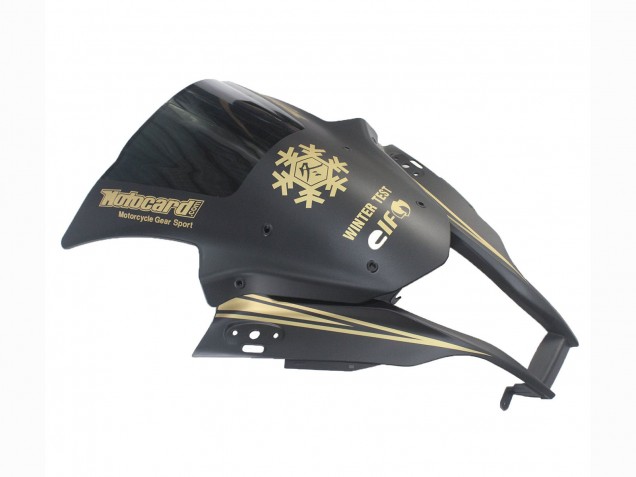 2011-2015 Kawasaki ZX10R Motorcycle Fairings - Matte Black Gold Snow Elf Canada for Sale