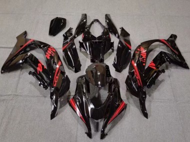 2016-2020 Kawasaki ZX10R Motorcycle Fairings - Glossy Black Red Canada for Sale