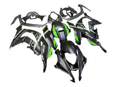 2016-2020 Kawasaki ZX10R Motorcycle Fairings - Matte Black Green White Ninja Canada for Sale