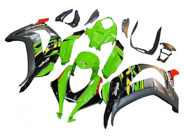 2016-2020 Kawasaki ZX10R Motorcycle Fairings - Green Red Grey Canada for Sale
