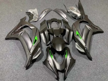 2016-2020 Kawasaki ZX10R Motorcycle Fairings - Matte Black Green Honeycomb Canada for Sale