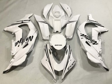 2016-2020 Kawasaki ZX10R Motorcycle Fairings - White Black Canada for Sale