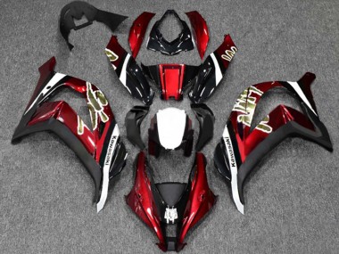 2016-2020 Kawasaki ZX10R Motorcycle Fairings - Red Glossy Black White Canada for Sale