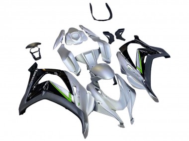 2016-2020 Kawasaki ZX10R Motorcycle Fairing - Silver Green Black Canada for Sale