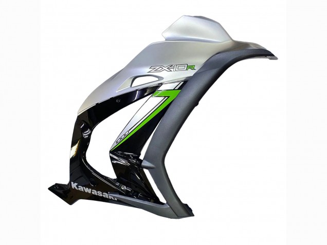 2016-2020 Kawasaki ZX10R Motorcycle Fairing - Silver Green Black Canada for Sale