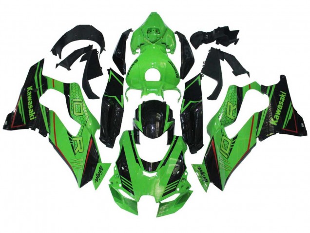 2021-2025 Kawasaki ZX10R Motorcycle Fairings - Green Glossy Black Canada for Sale