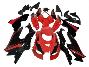 2021-2025 Kawasaki ZX10R Motorcycle Fairings - Red Glossy Black Canada for Sale
