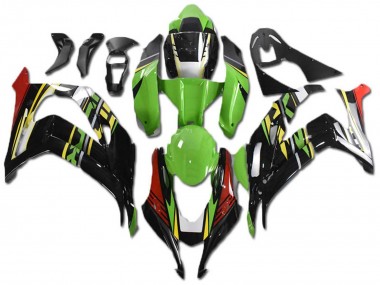 2021-2025 Kawasaki ZX10R Motorcycle Fairings - Green Yellow Red Black Canada for Sale