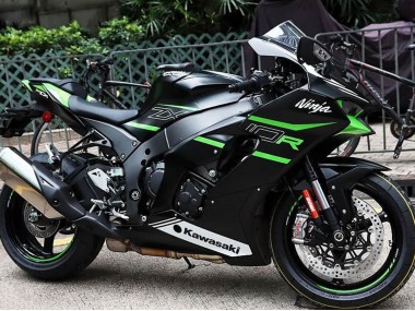 2021-2025 Kawasaki ZX10R Motorcycle Fairings - Black Green White Canada for Sale