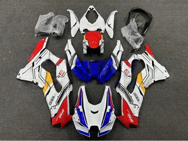 2021-2025 Kawasaki ZX10R Motorcycle Fairings - White Red Blue Yellow WB102 Canada for Sale