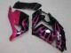 2006-2011 Kawasaki ZX14R ZZR1400 Motorcycle Fairings - Glossy Black Red Pink Flame Canada for Sale
