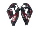 2006-2011 Kawasaki ZX14R ZZR1400 Motorcycle Fairing Kits - Glossy Black Red Flame Canada for Sale