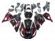 2006-2011 Kawasaki ZX14R ZZR1400 Motorcycle Fairing Kits - Glossy Black Red Flame Canada for Sale