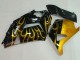 2006-2011 Kawasaki ZX14R ZZR1400 Motorcycle Fairings - Glossy Black Gold Flame Canada for Sale