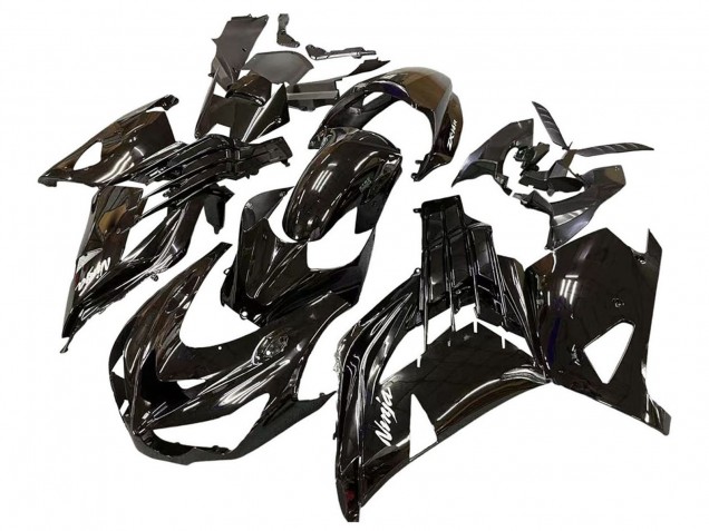 2012-2024 Kawasaki ZX14R ZZR1400 Motorcycle Fairings - Glossy Black Matte Black White Ninja Canada for Sale
