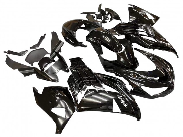 2012-2024 Kawasaki ZX14R ZZR1400 Motorcycle Fairings - Glossy Black Matte Black White Ninja Canada for Sale