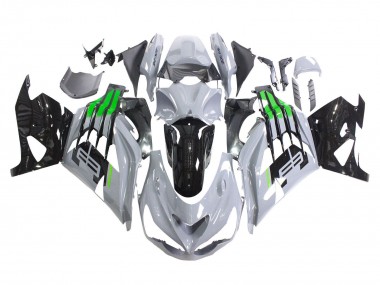 2012-2024 Kawasaki ZX14R ZZR1400 Motorcycle Fairings - Grey Green Black Canada for Sale