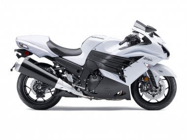 2012-2024 Kawasaki ZX14R ZZR1400 Motorcycle Fairings - White Matte Black Canada for Sale