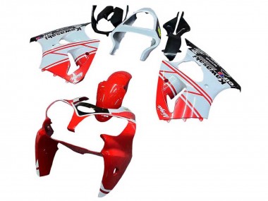 2000-2002 Kawasaki ZX6R Motorcycle Fairings - White Red Black Canada for Sale