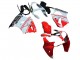 2000-2002 Kawasaki ZX6R Motorcycle Fairings - White Red Black Canada for Sale
