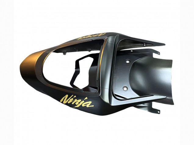 2003-2004 Kawasaki ZX6R Motorcycle Fairings - Matte Black Gold 636 Canada for Sale