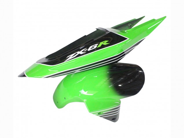 2003-2004 Kawasaki ZX6R Motorcycle Fairings - Green White Black Canada for Sale