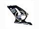 2003-2004 Kawasaki ZX6R Motorcycle Fairings - Glossy Black White Motul Lucky Strike Canada for Sale