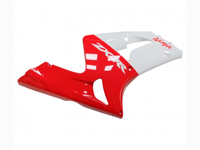 2003-2004 Kawasaki ZX6R Motorcycle Fairings - White Red Canada for Sale