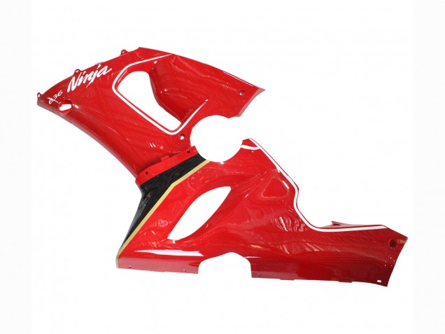 2005-2006 Kawasaki ZX6R Motorcycle Fairings - Red Yellow Black Canada for Sale
