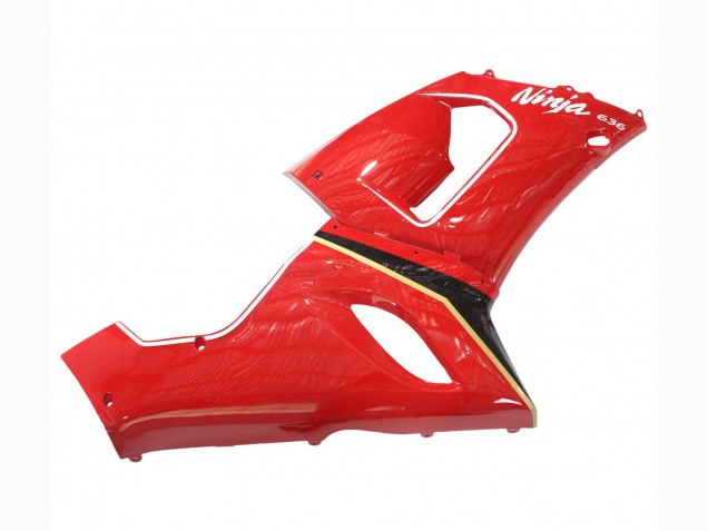 2005-2006 Kawasaki ZX6R Motorcycle Fairings - Red Yellow Black Canada for Sale