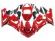 2005-2006 Kawasaki ZX6R Motorcycle Fairings - Red Yellow Black Canada for Sale