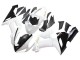 2005-2006 Kawasaki ZX6R Motorcycle Fairings - White Black Gold Ninja Canada for Sale