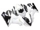 2005-2006 Kawasaki ZX6R Motorcycle Fairings - White Black Gold Ninja Canada for Sale