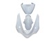 2005-2006 Kawasaki ZX6R Motorcycle Fairings - White Canada for Sale