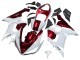 2005-2006 Kawasaki ZX6R Motorcycle Fairings - White Red Canada for Sale