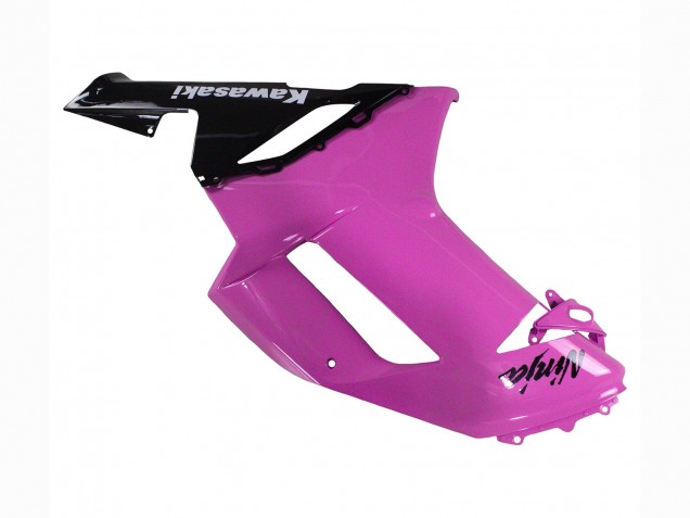 2007-2008 Kawasaki ZX6R Motorcycle Fairings - Black Pink Ninja Canada for Sale