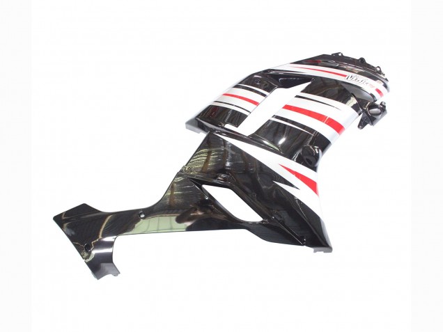 2007-2008 Kawasaki ZX6R Motorcycle Fairings - Black Silver Red Ninja Canada for Sale