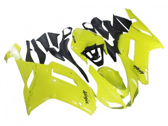 2007-2008 Kawasaki ZX6R Motorcycle Fairings - Yellow Ninja Canada for Sale