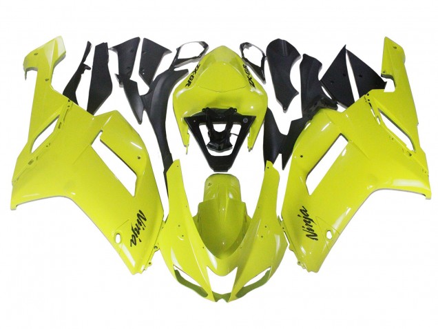 2007-2008 Kawasaki ZX6R Motorcycle Fairings - Yellow Ninja Canada for Sale