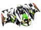2009-2012 Kawasaki ZX6R Motorcycle Fairings - Green Glossy Black Yellow White Red Elf Monster Canada for Sale