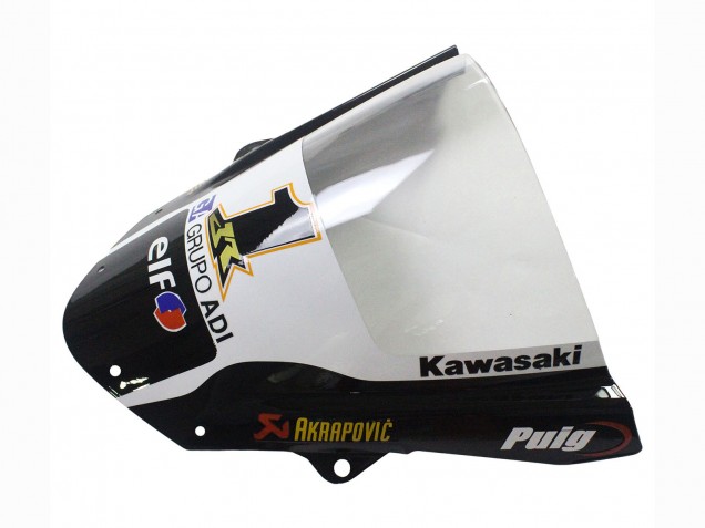 2009-2012 Kawasaki ZX6R Motorcycle Fairings - Green Glossy Black Yellow White Red Elf Monster Canada for Sale