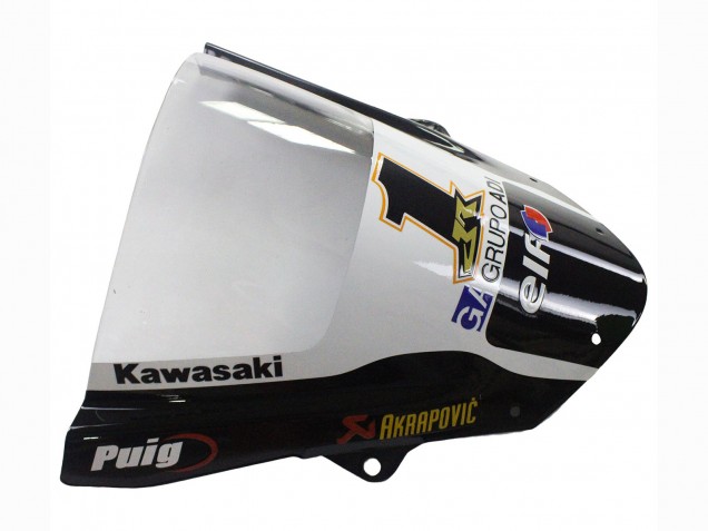 2009-2012 Kawasaki ZX6R Motorcycle Fairings - Green Glossy Black Yellow White Red Elf Monster Canada for Sale