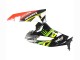 2009-2012 Kawasaki ZX6R Motorcycle Fairings - Green Glossy Black Yellow White Red Elf Monster Canada for Sale