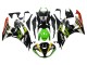 2009-2012 Kawasaki ZX6R Motorcycle Fairings - Green Glossy Black Yellow White Red Elf Monster Canada for Sale