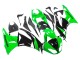 2009-2012 Kawasaki ZX6R Motorcycle Fairings - Green Glossy Black Canada for Sale