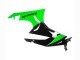 2009-2012 Kawasaki ZX6R Motorcycle Fairings - Green Glossy Black Canada for Sale