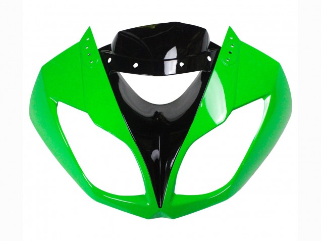 2009-2012 Kawasaki ZX6R Motorcycle Fairings - Green Glossy Black Canada for Sale