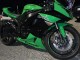 2009-2012 Kawasaki ZX6R Motorcycle Fairings - Green Glossy Black Canada for Sale