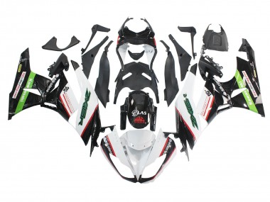 2009-2012 Kawasaki ZX6R Motorcycle Fairings - White Red Black Green Canada for Sale