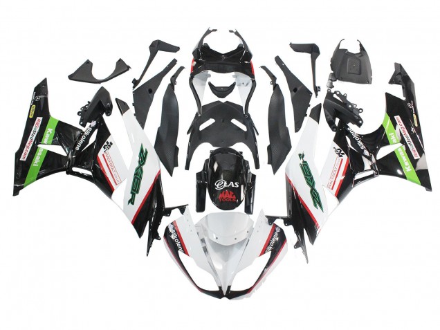 2009-2012 Kawasaki ZX6R Motorcycle Fairings - White Red Black Green Canada for Sale